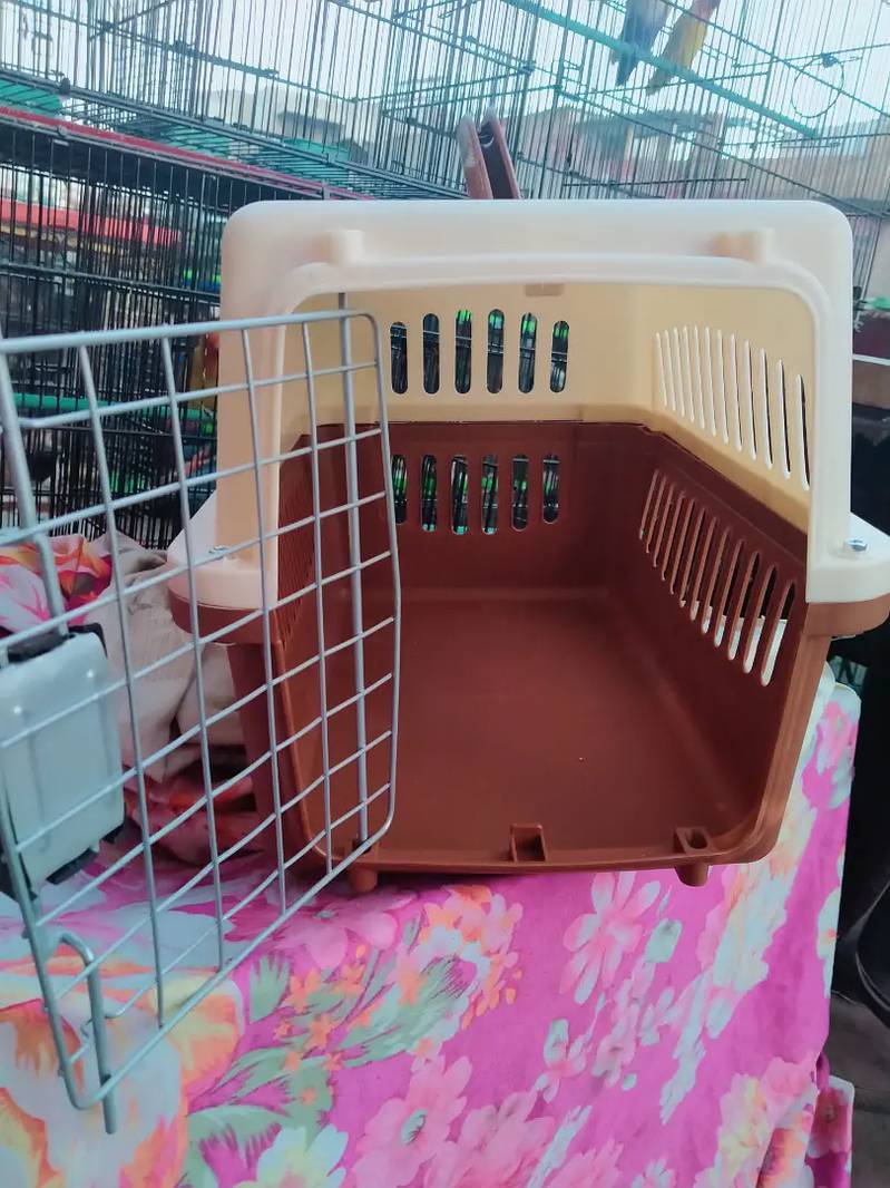 Pet carrier/Jet Box Cage for cat& Dog S,M,L,XL 5