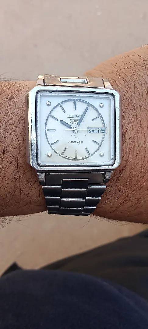 Rare Classic watch seiko 5 original japan Vintage antique  Square 1