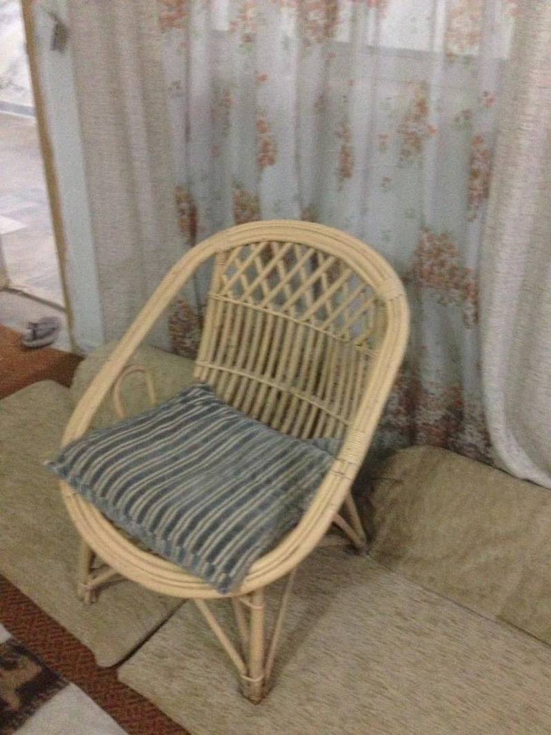 Cane sofa chair 1