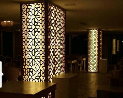 CNC MDF Acrylic jali pattern laser work home interior & decor ceiling 0