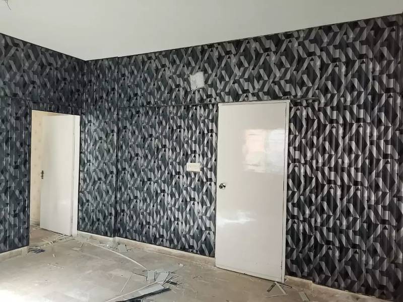 Pvc wall panel / false ceiling 2 x 2 / wooden flooring / ceiling 16