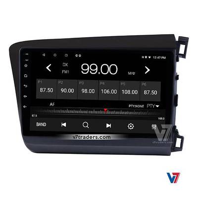 V7 Civic Rebirth 10" Android LCD LED Car Panel GPS navigation DVD 4