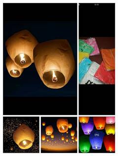 Floating lanterns