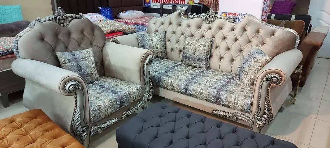 3 seater Sofa Combed with coshan free 1