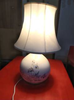 Ceramic Base Fancy Table Lamp, Imported