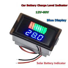 Car Battery Level Indicator Range 12-60V Percentage Voltmeter