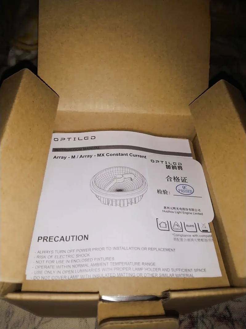 Opti led array light 8.5 watt 3000k with Philips driver 7