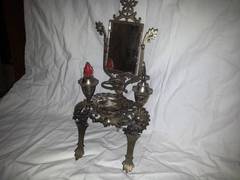 DELIVERY POSSIBLE  OLD ANTIQUE , VERY RARE. TRAVELING SMALL DRESSING