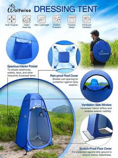 toilet tent Parachute tent, all kind of camping gear, camping stoves,