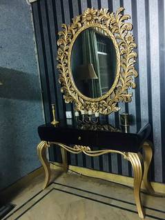 Mirror and console set high gloss finishing 0