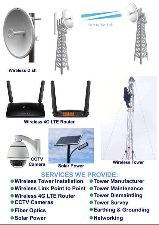Wireless Tower/Radio Tower Manufacturing, Street Pole,CCTV Camera Pole 4