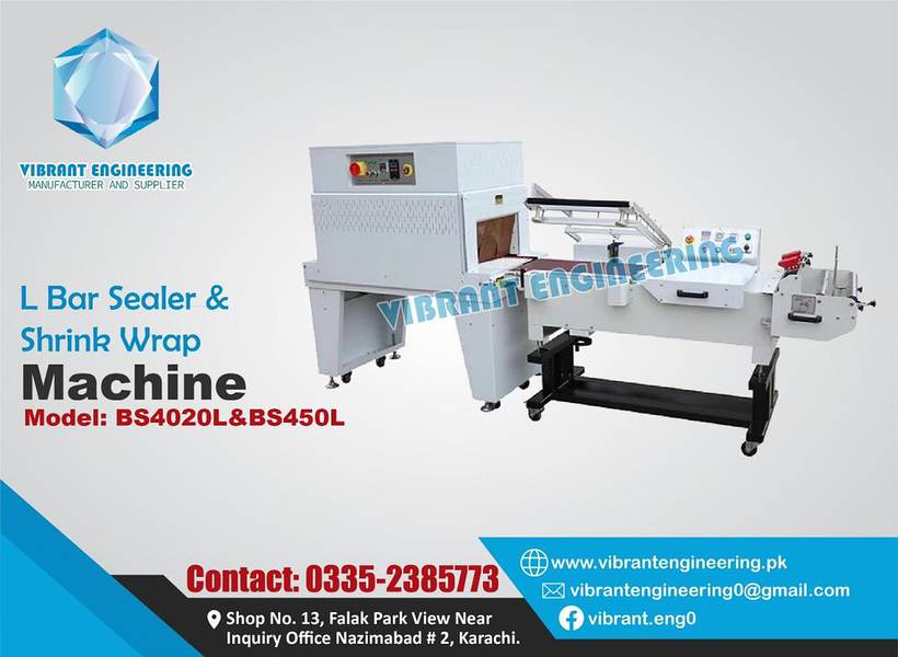 L Bar Sealer and Shrink Tunnel | Wrapping | Sealing | Packing  Machine 0