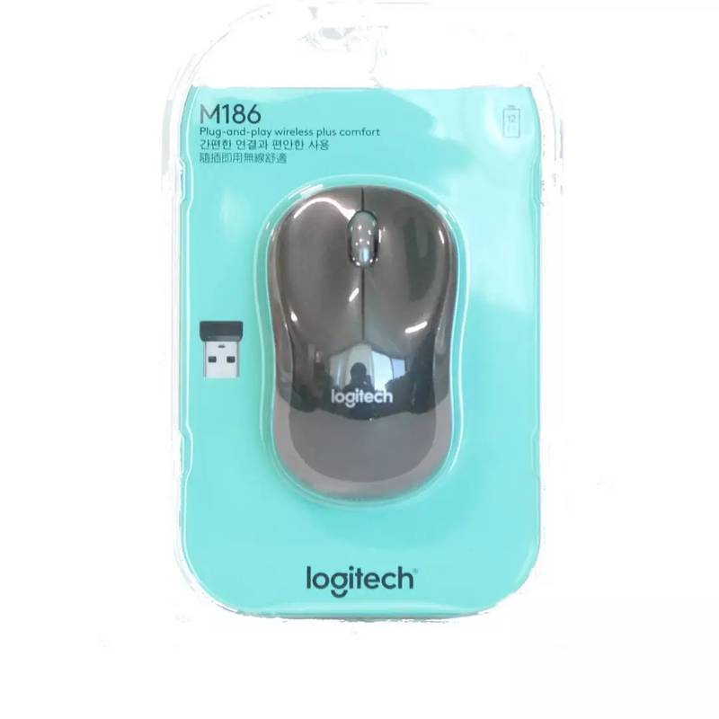 LOGITECH M186 WIRELESS MOUSE 0