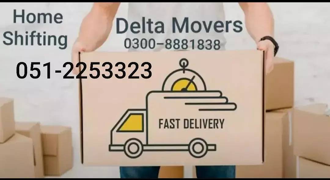 Delta movers & packers, Home shifting, Relocations, car carrier, cargo 1