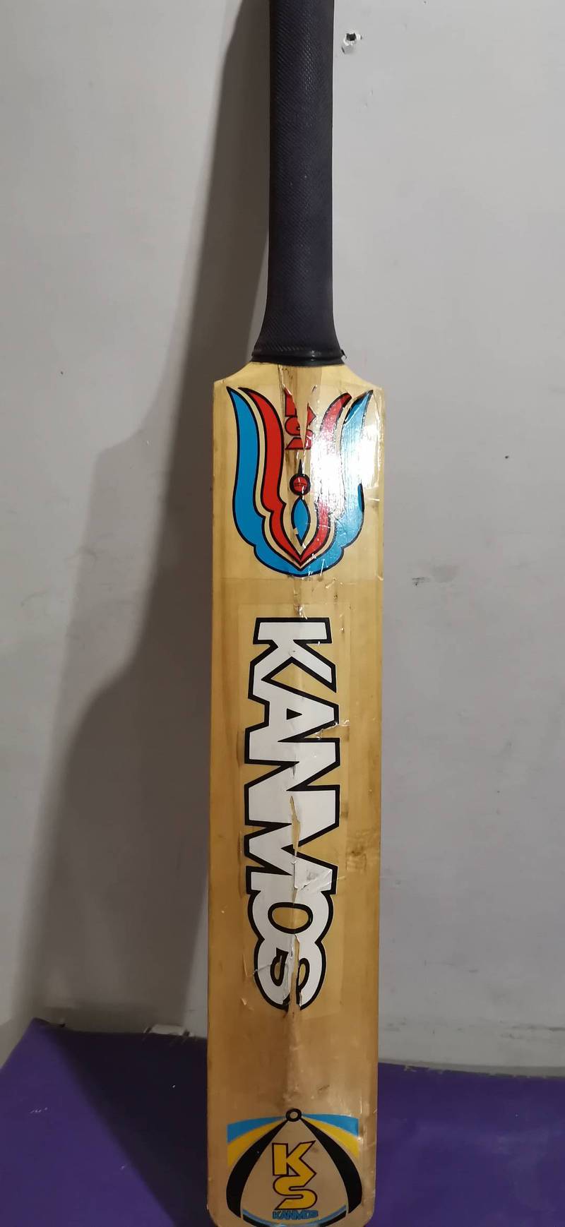 Rare Kanmos Hard ball Cricket Bat stil orignal sticker Xchange posible 3