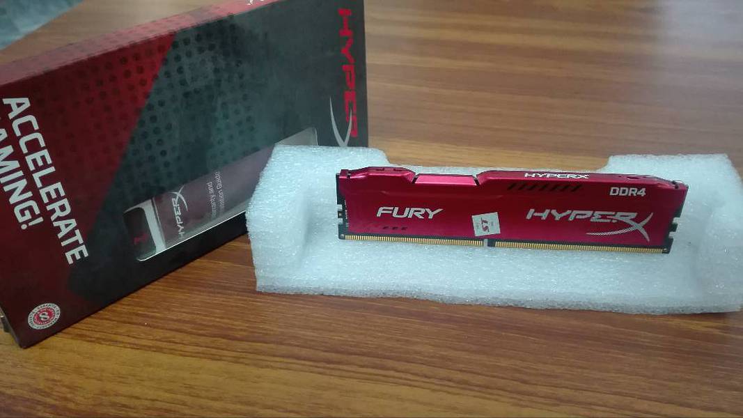 HyperX Fury 8GB DDR4 RAM 2666MHz CL16 0