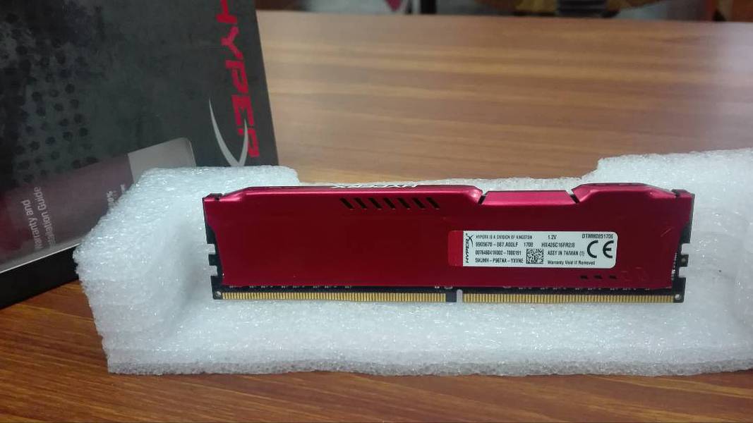 HyperX Fury 8GB DDR4 RAM 2666MHz CL16 3