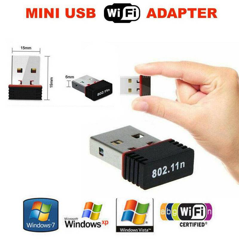 Alfa Wifi USB Adapter Mini 300 Mbps / Single ANTEENA / Double Antenna 4