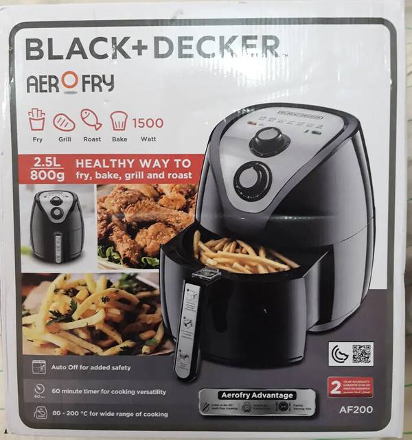 Black & Decker Air Fryer 2.5 Ltr. (AF200)