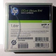 HP LTO4 Ultrium RW Data Cartridge 1.6TB C7974A New