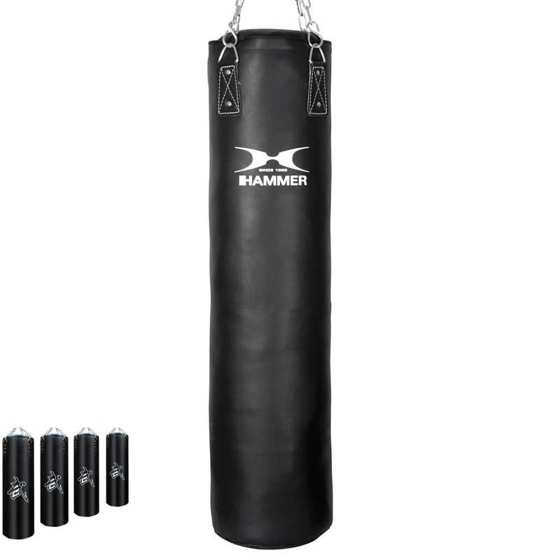 Heavy Boxing Punching Bag Kicking Workout W/ Chain Hook Speed Training 4