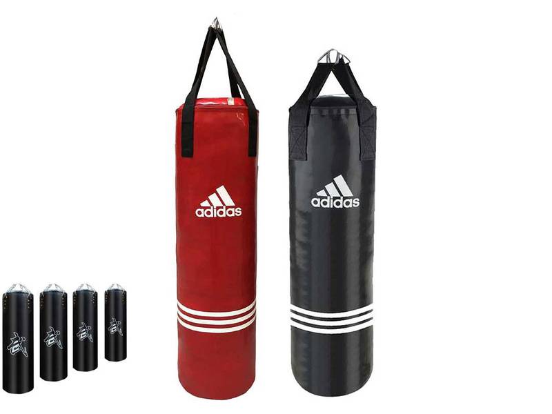 Heavy Boxing Punching Bag Kicking Workout W/ Chain Hook Speed Training 6