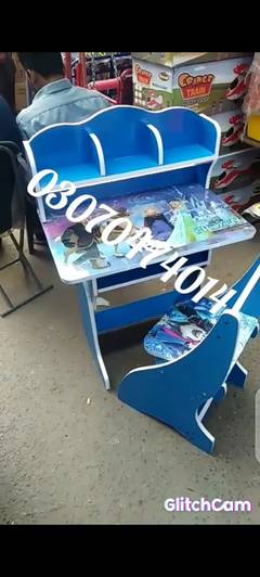 New Design wood study chair and Table for kids 0