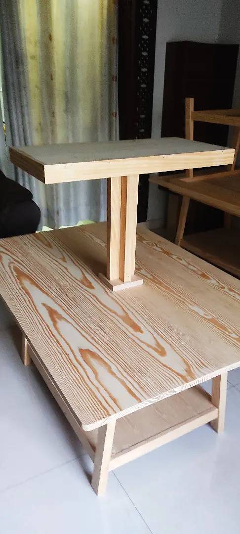 multi purpose solid wooden table is for sale. 3