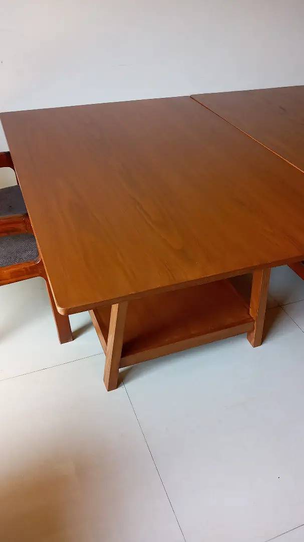 multi purpose solid wooden table is for sale. 8