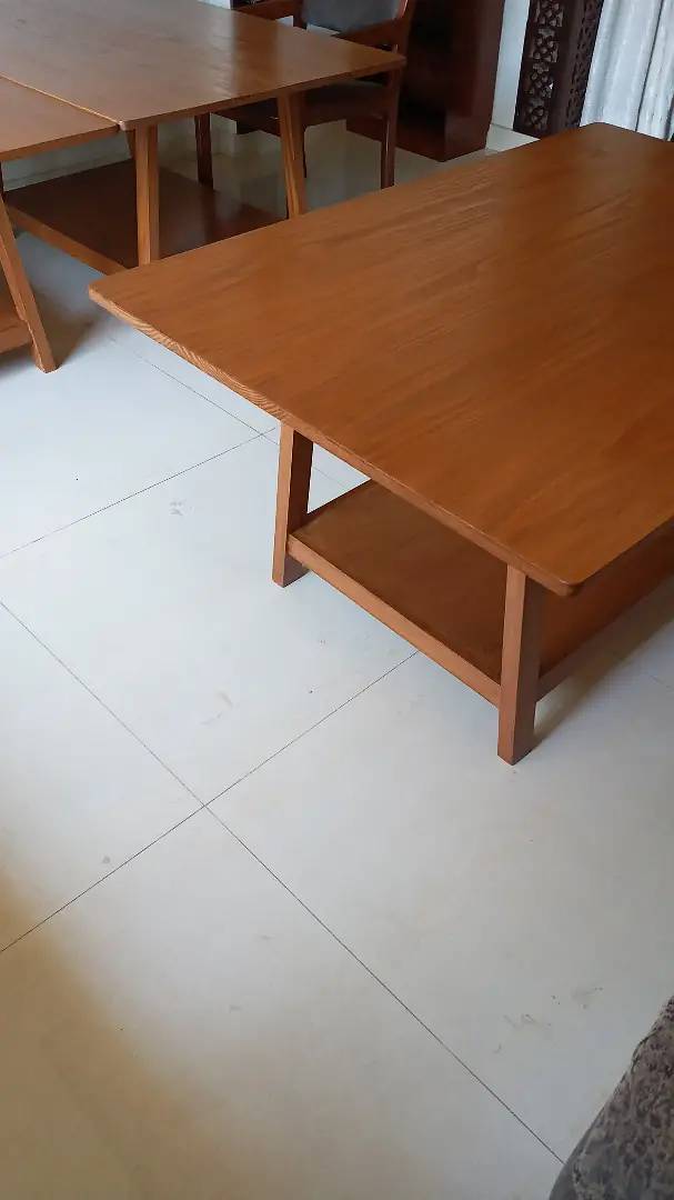 multi purpose solid wooden table is for sale. 9