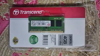 4 GB and 8GB total 12 GB Transcend DDR3L ,1600Mhz laptop RAM