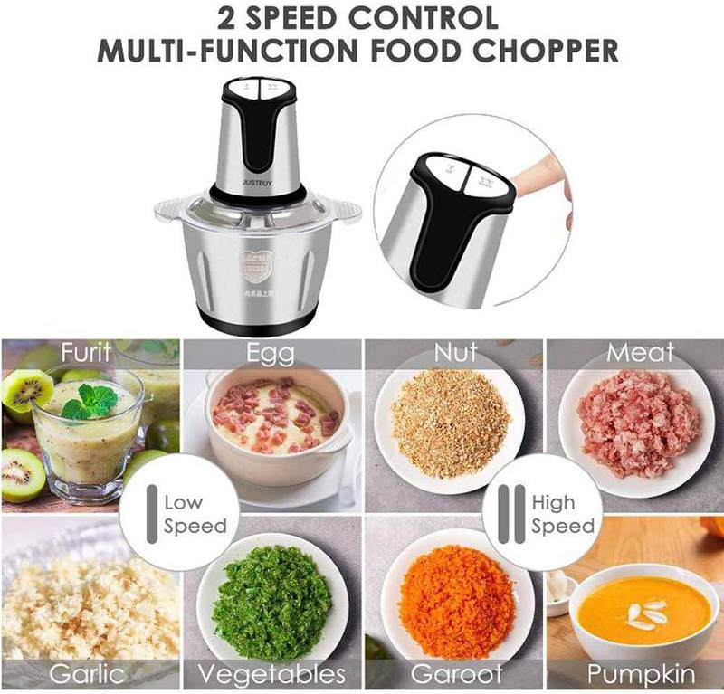 Electric Meat Chopper Stainless Steel Machine 5