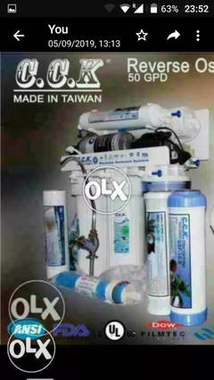 C C K RO Reverse Osmosis Water Filter System 100 GPD made in Taiwan