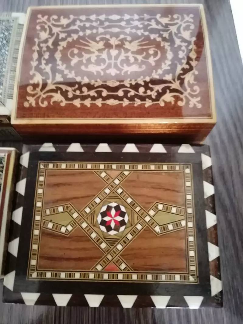 Jewellery box wooden Itlain 8