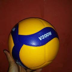 Volleyball Pasited Yellow-Blue Color Combination