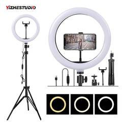 26 Cm Ring Light With 7 Feet Adjustable Tripod Stand 0