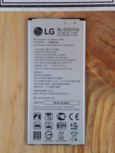 LG BL-42D1FA BL42D1FA For LG G5 G 5 mini K6 K 6 LG X MAX Battery 1