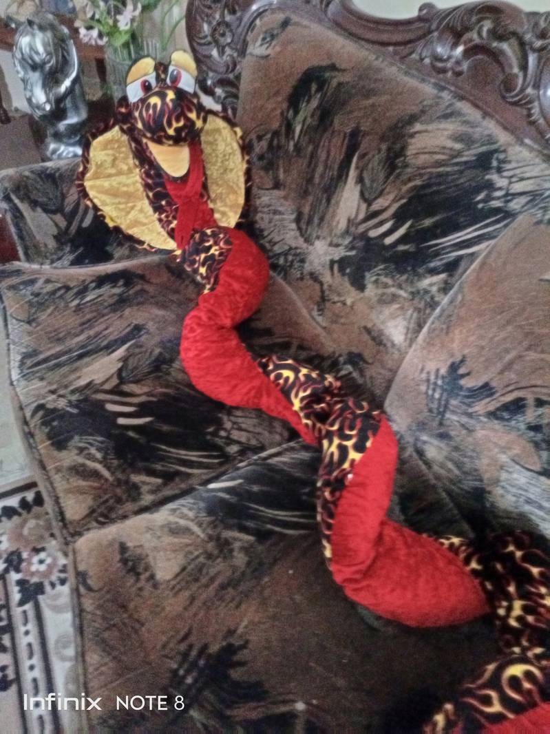 Crazy Snake Imported Stuff 8 feet Suff Toy 8