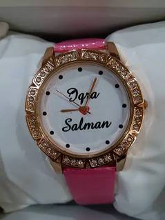Customized wrist watch for women