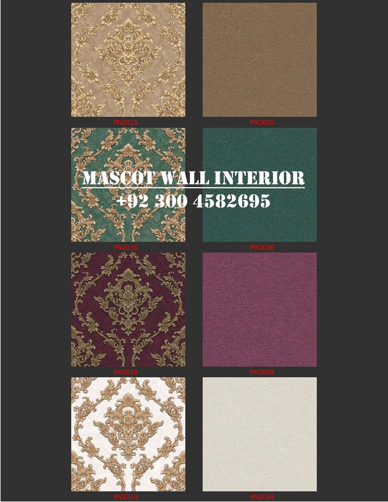 WALLPAPER  WALLPICTURE  WINDOW BLINDS  FLOORS, (MASCOT WALL INTERIOR) 19