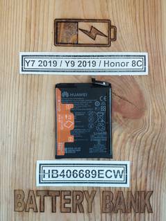 HUAWEI Y7 2017 Y9 2018 Honor 8C Y7 2019 HB406689ECW Battery