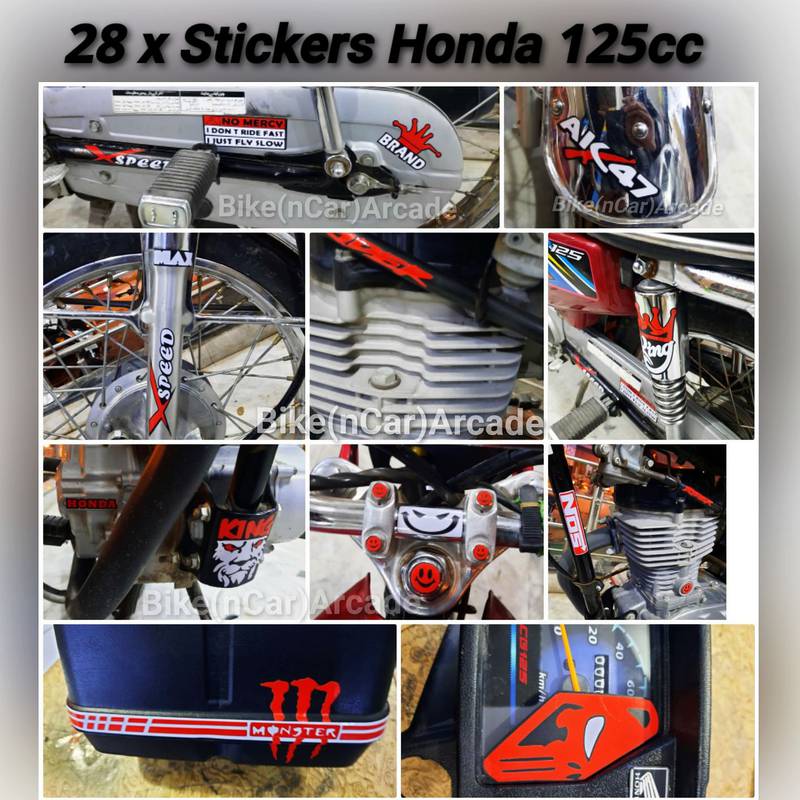 Get customized bike stickers in Rs40 to Rs50 2