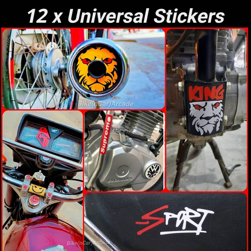 Get customized bike stickers in Rs40 to Rs50 3