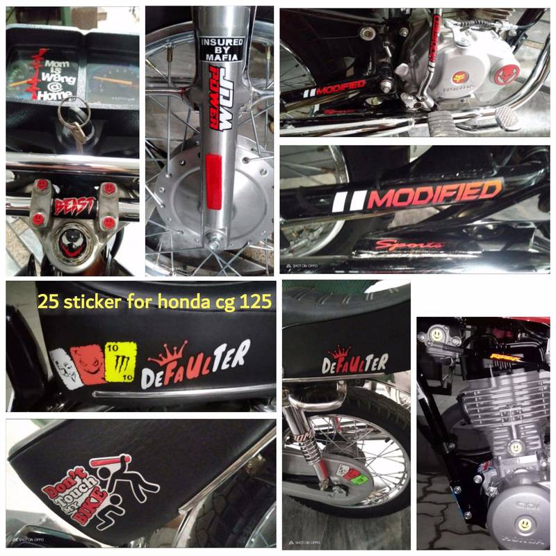 Get customized bike stickers in Rs40 to Rs50 5