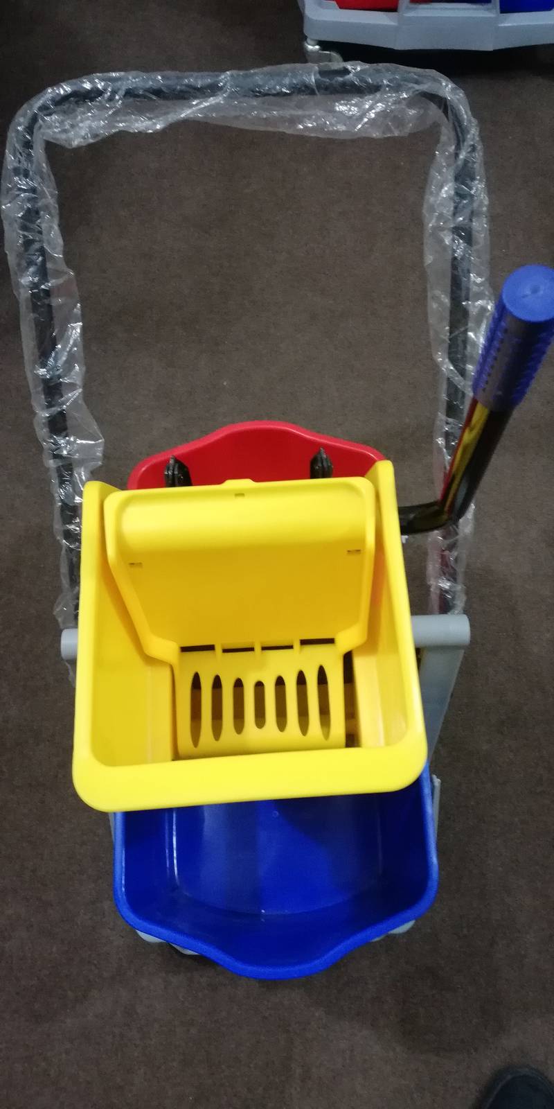 Mop Trolley /Cleaning trolley/ Double Bucket Mop Trolley 2