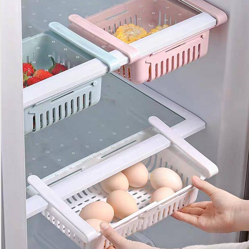 Adjustable Fridge Storage Basket Expandable Fridge St 0