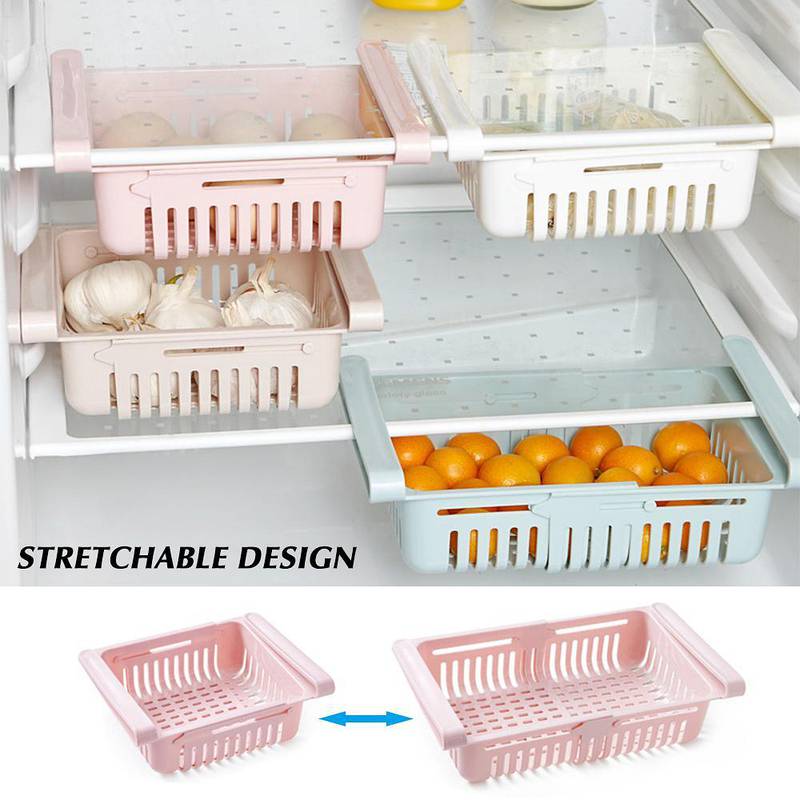 Adjustable Fridge Storage Basket Expandable Fridge St 1