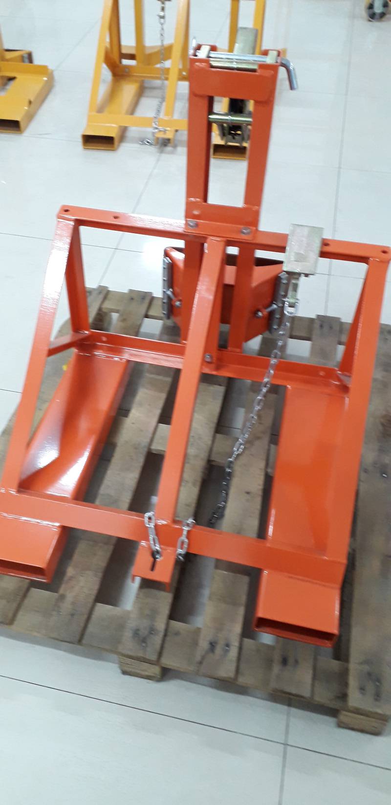 fork lifter attachment for drum lifting, drum fork lifter extention 11