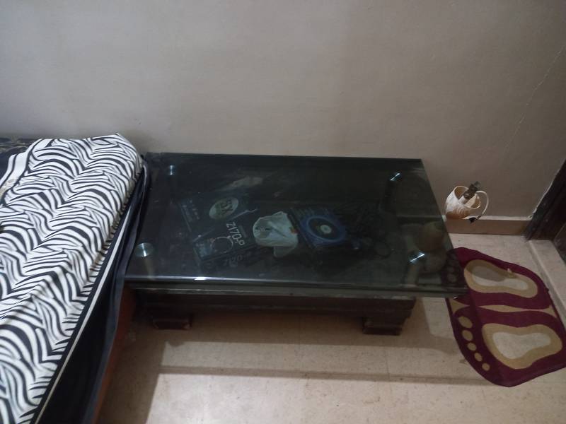 Sofa center table in good condition urgent sale 2