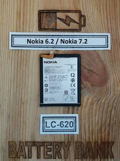 Nokia 6.2 Nokia  7.2 Original Battery 3500 millia Ampere 3.8 Volts